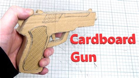Pistol Cardboard Gun Template